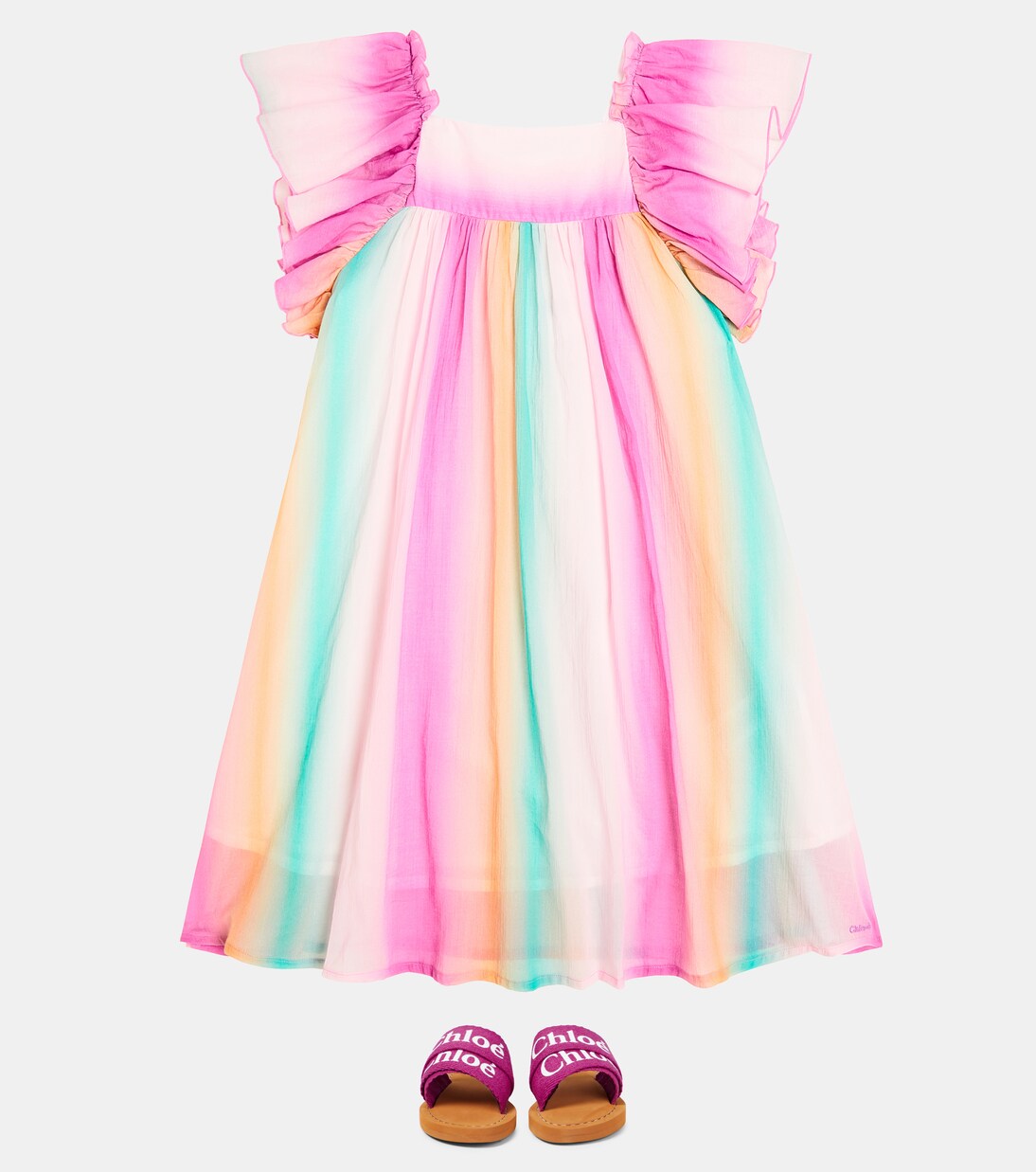 Cotton dress | Chloé Kids