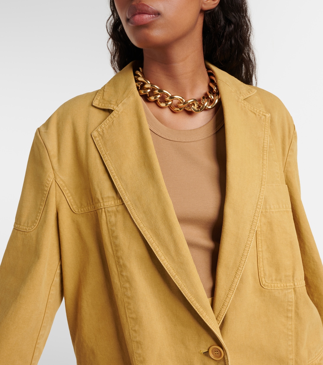 Oversize-Blazer Dizzy aus Baumwoll-Canvas | Max Mara