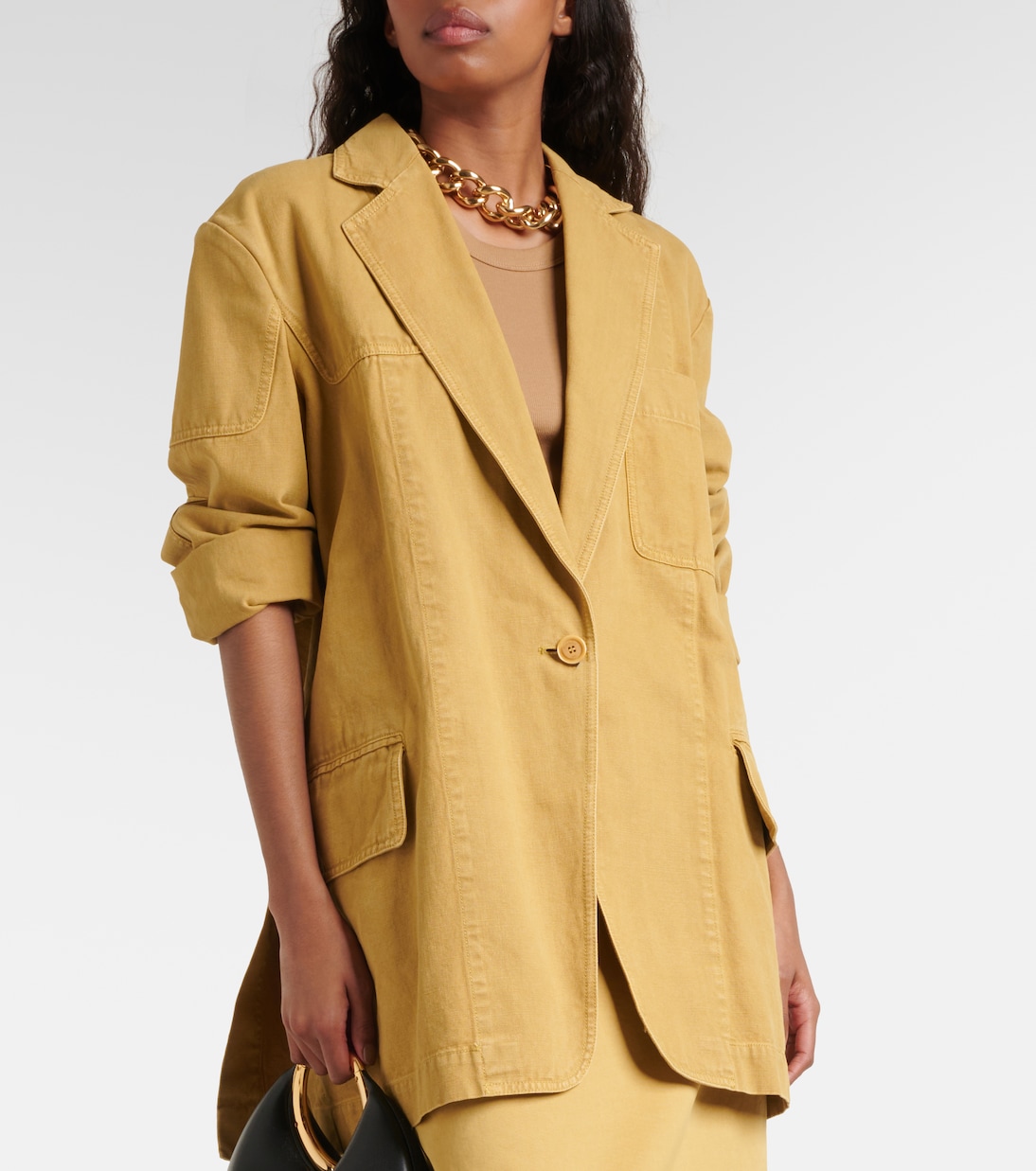 Oversize-Blazer Dizzy aus Baumwoll-Canvas | Max Mara