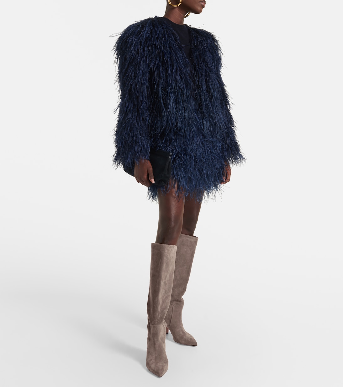 Anja 70 suede boots | Paris Texas