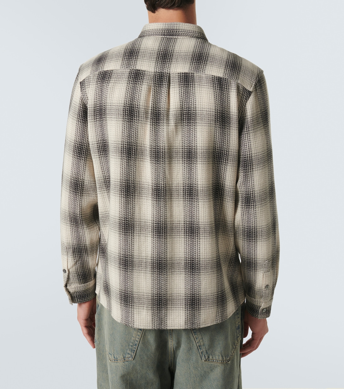 Baja tartan cotton shirt | Frame