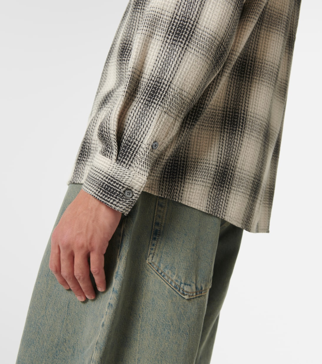 Baja tartan cotton shirt | Frame