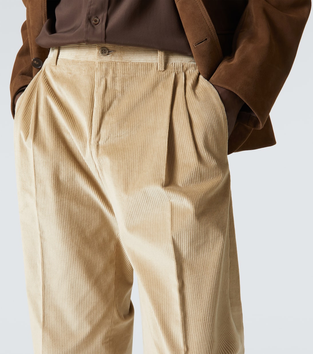 Pantaloni regular in velluto a coste | Canali