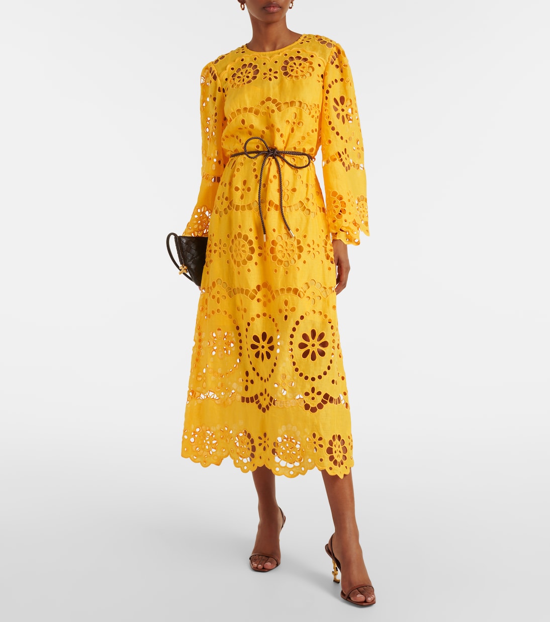 Pop embroidered midi dress | Zimmermann