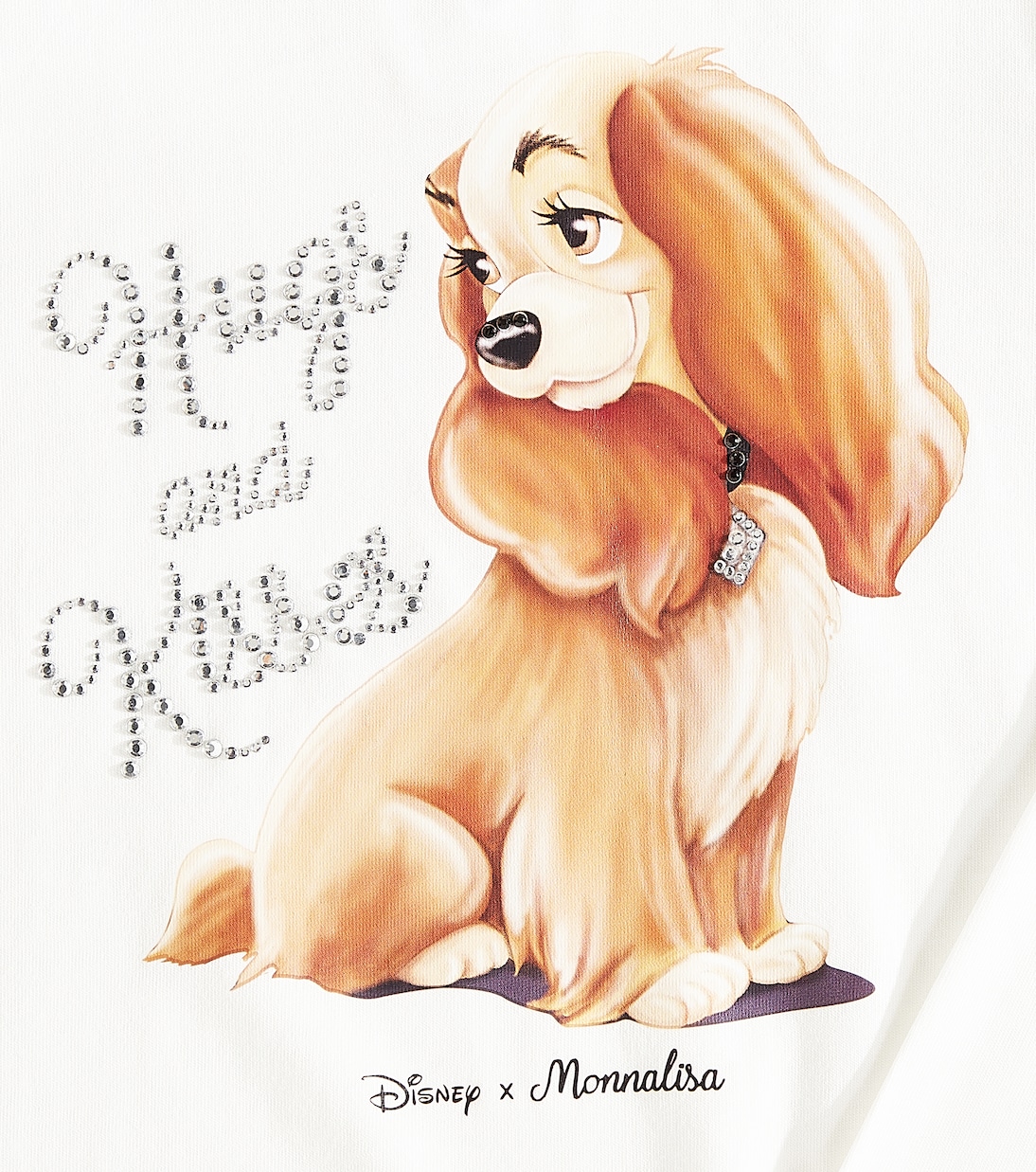 x Disney printed cotton jersey top | Monnalisa