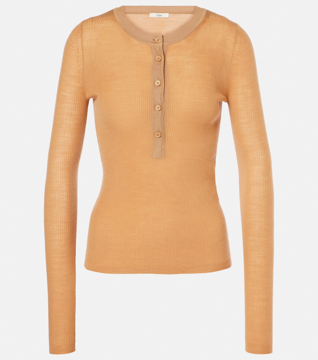 Top Henley en laine | Chloé