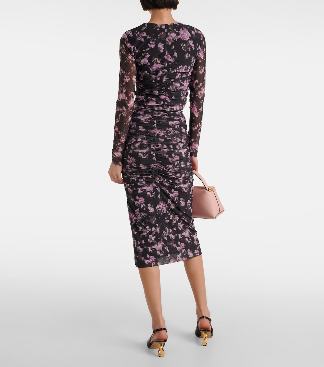 Midirock aus Mesh | Ganni