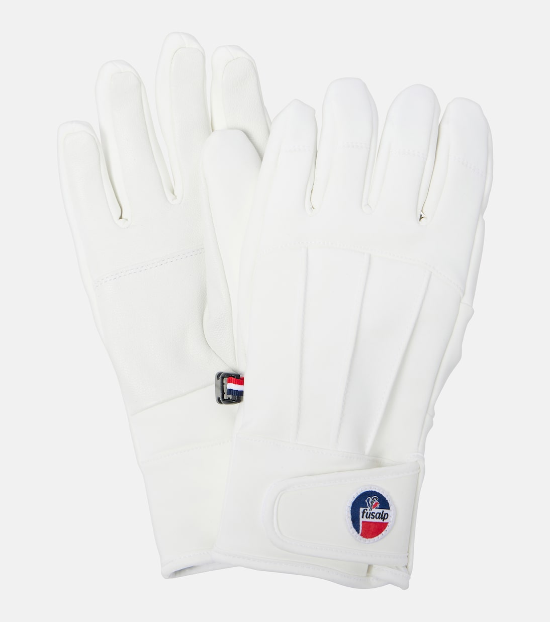 Glacier leather-trimmed ski gloves | Fusalp