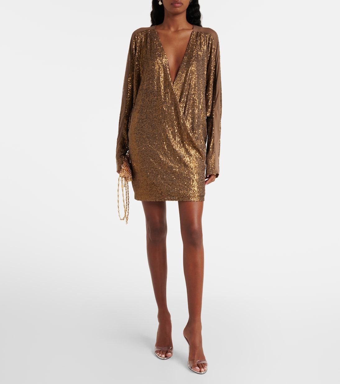 Robe Dolman à sequins | Norma Kamali