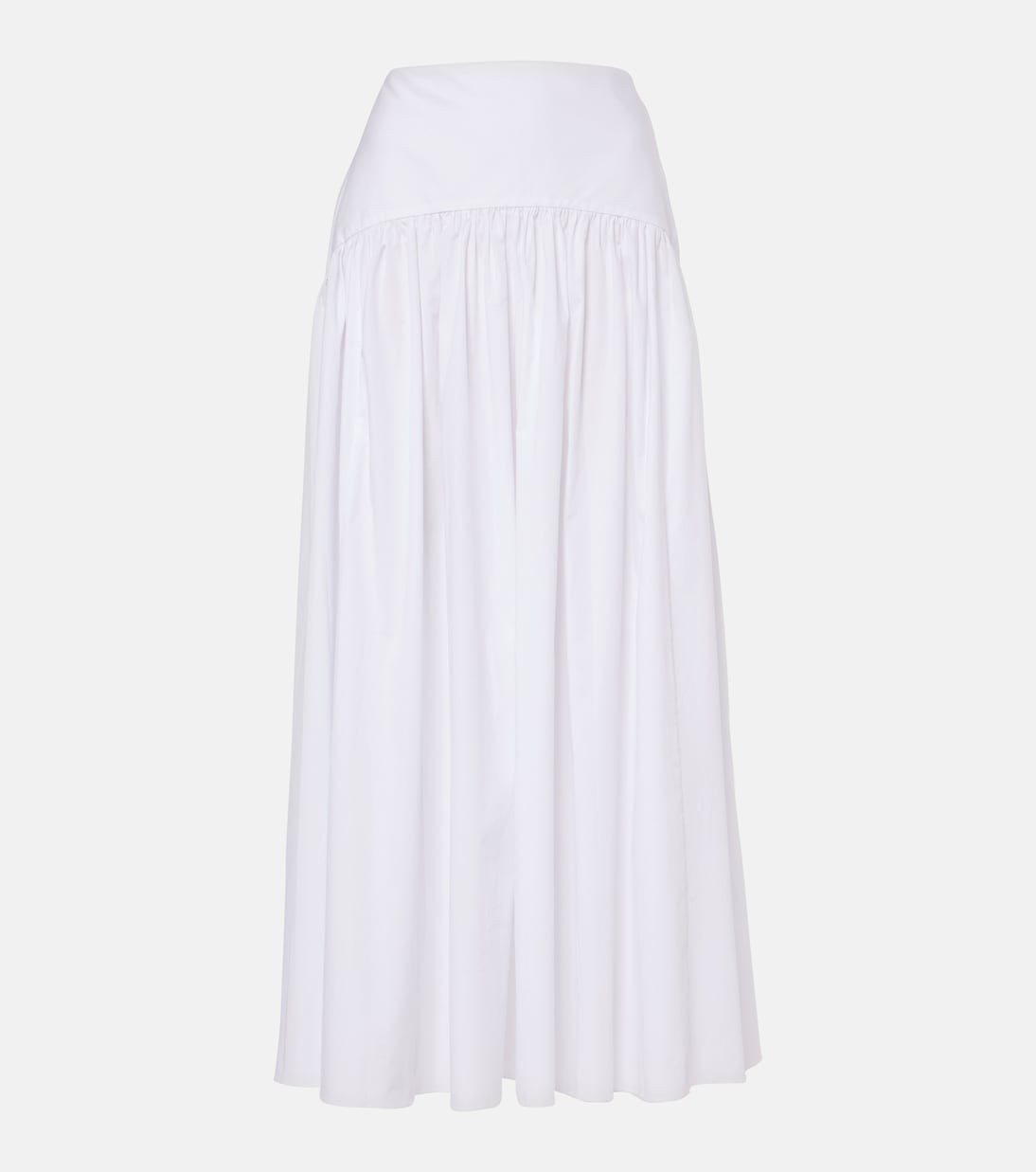 High-Rise-Maxirock Procida aus Baumwolle | Staud