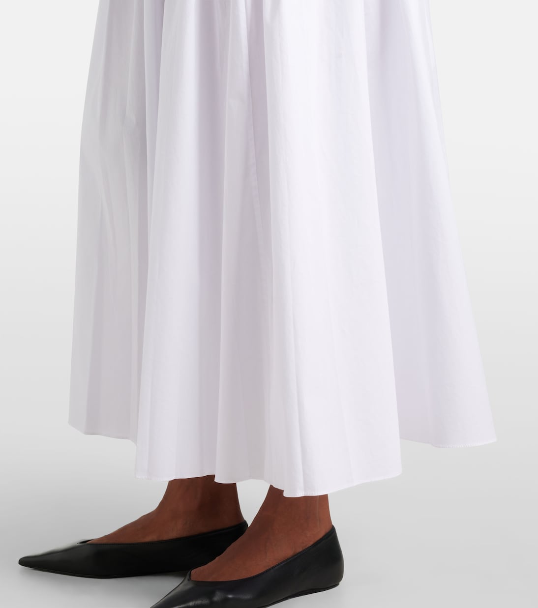 High-Rise-Maxirock Procida aus Baumwolle | Staud