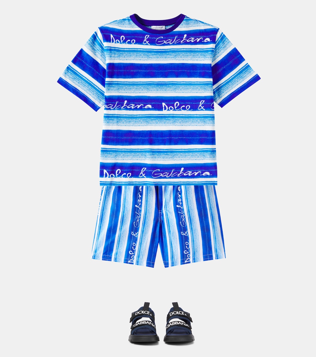 Printed swim trunks | Dolce&Gabbana Kids