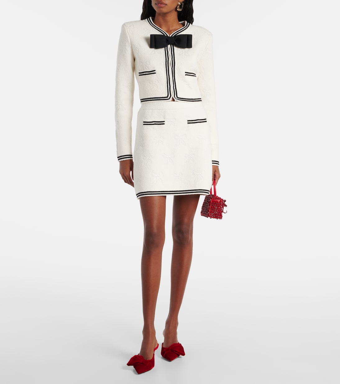 Minirock aus Jacquard | Self-Portrait