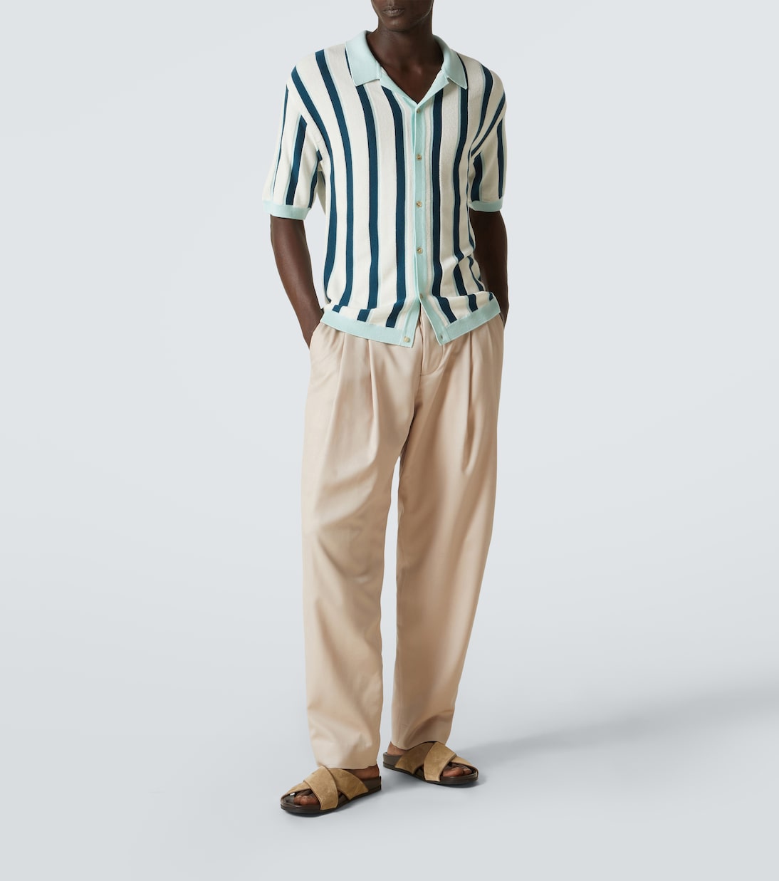 Chemise rayée en laine | King & Tuckfield