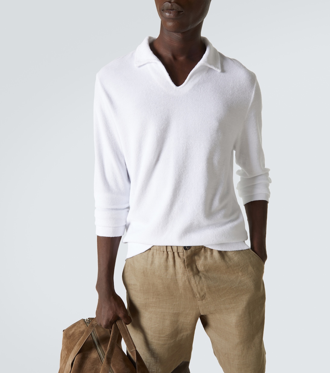 Polohemd aus Baumwollfrottee | Fedeli