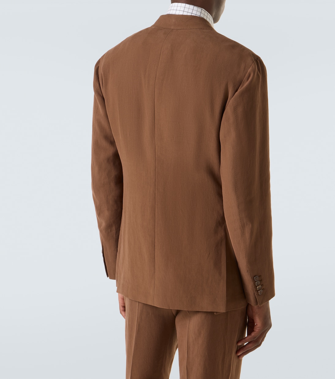 Double-breasted linen blazer | Dunhill