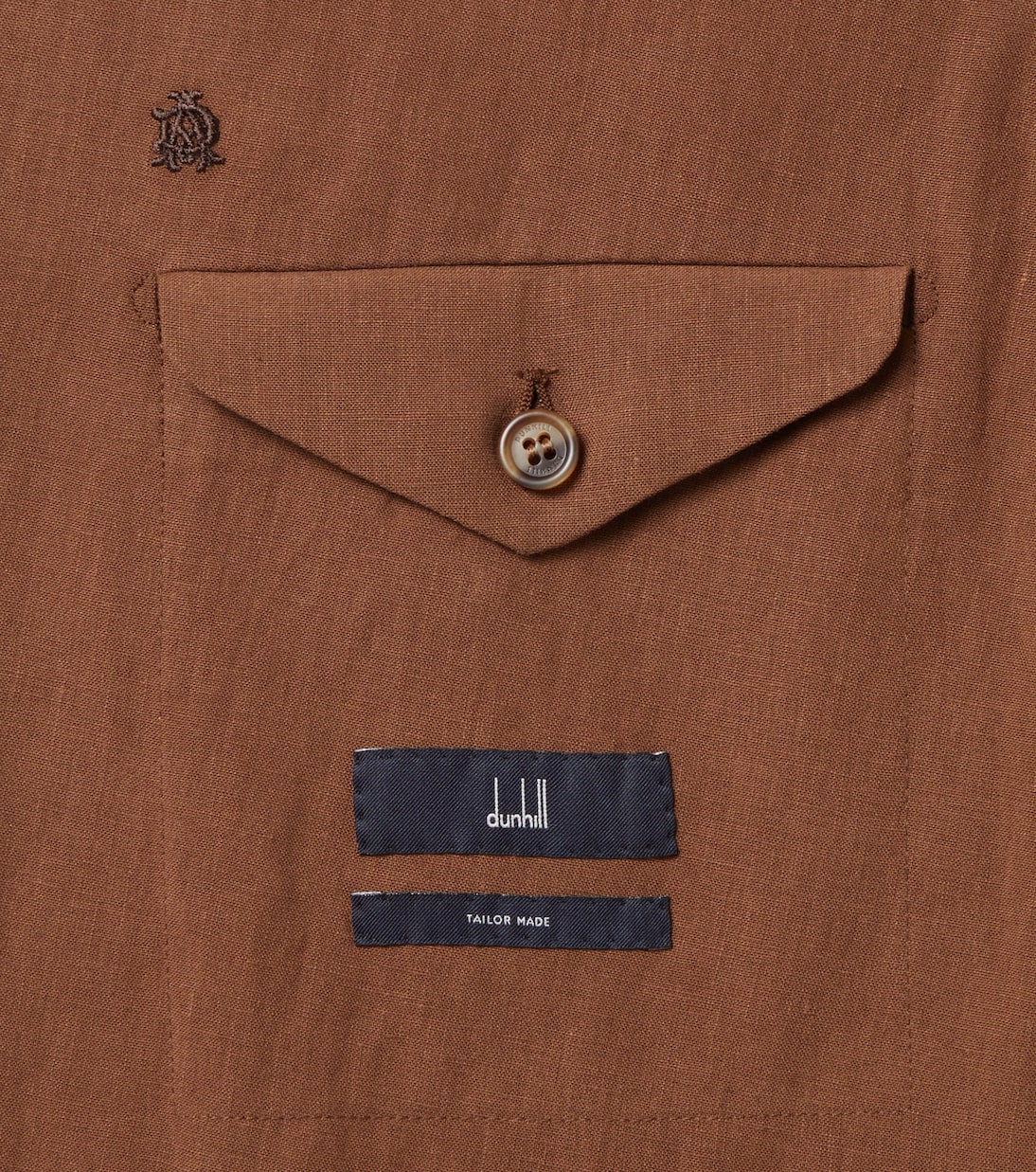 Double-breasted linen blazer | Dunhill