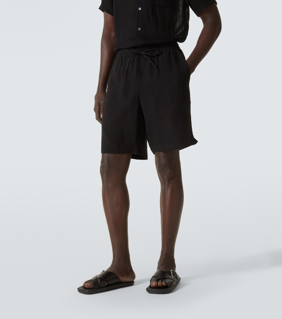 Linen shorts | Le Kasha