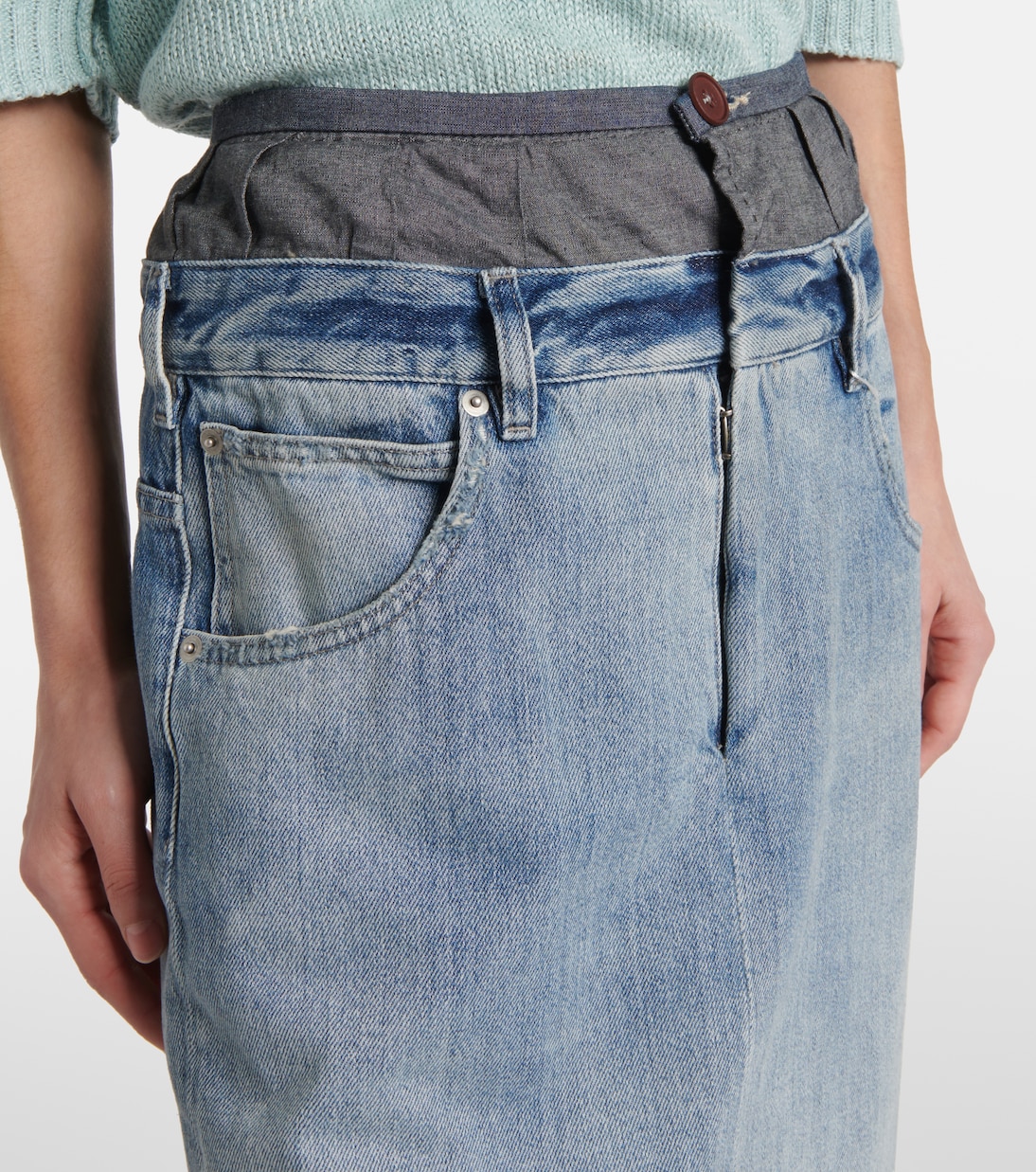 Jeansrock Four Stitches | Maison Margiela