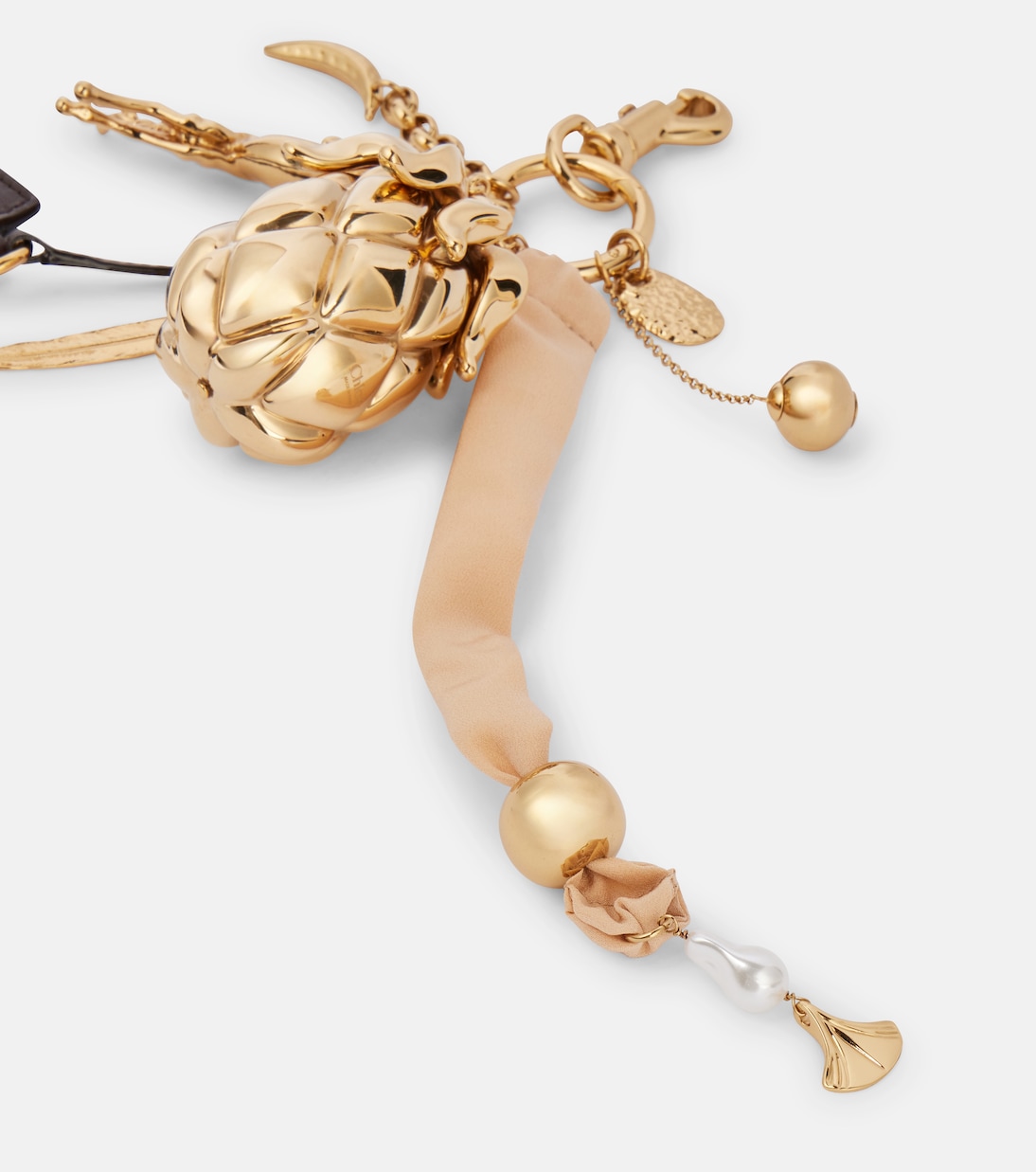 Giga Pineapple leather bag charm | Chloé