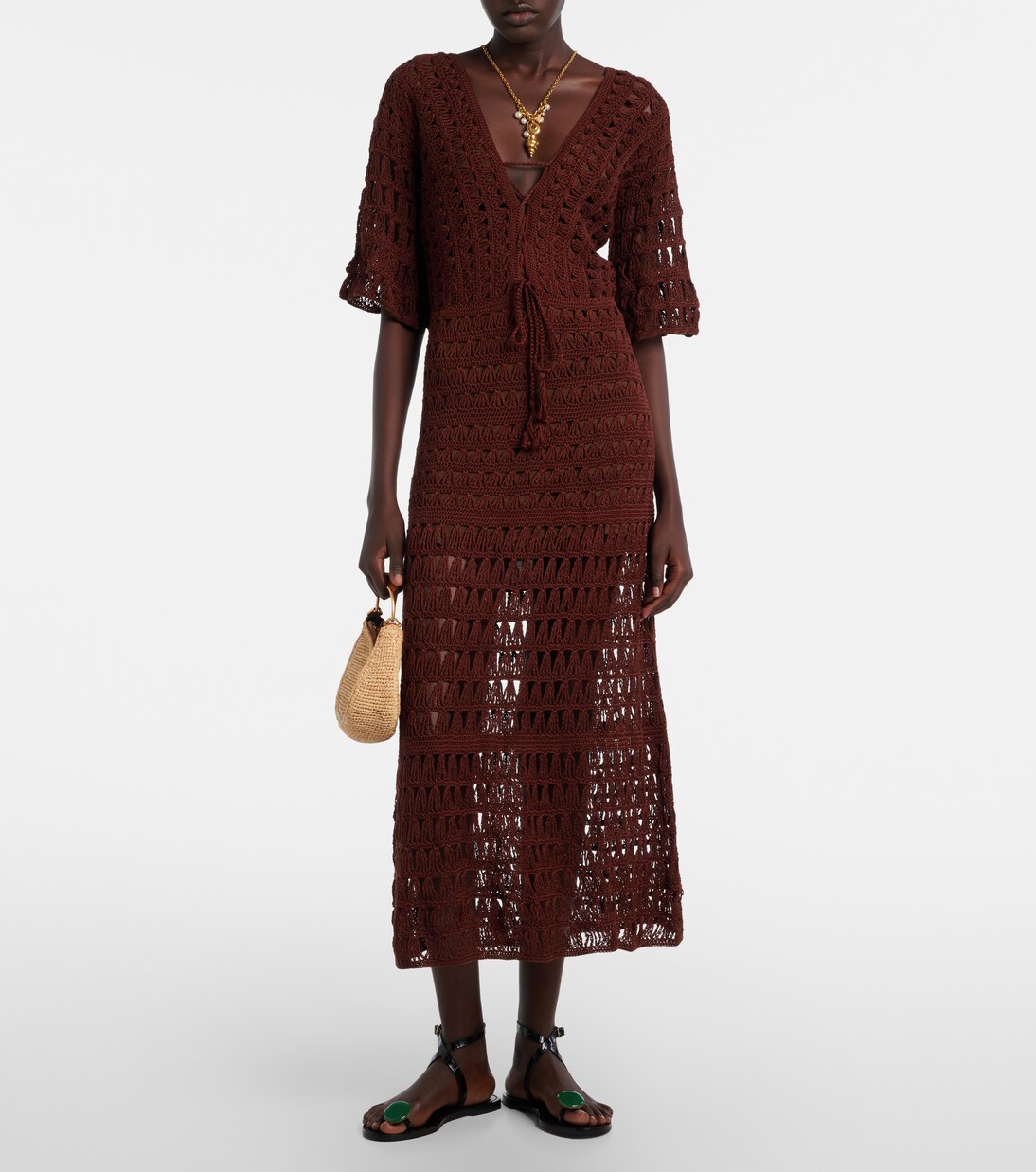 Midikleid Marissa aus Häkelstrick | Anna Kosturova