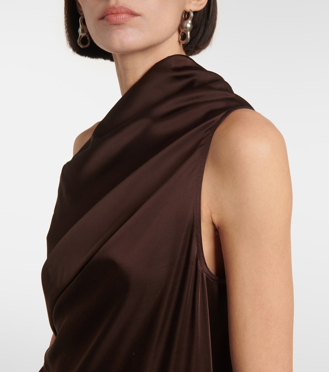 Abito lungo monospalla Athena | Rick Owens