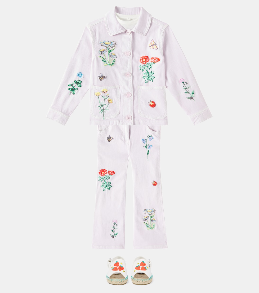 Patch-appliqué jeans | Stella McCartney Kids