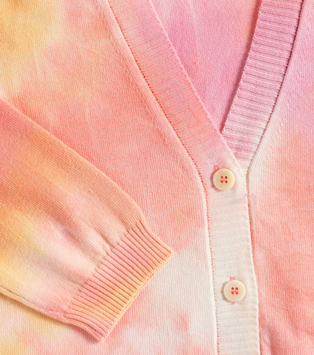Cardigan in cotone tie-dye | Il Gufo