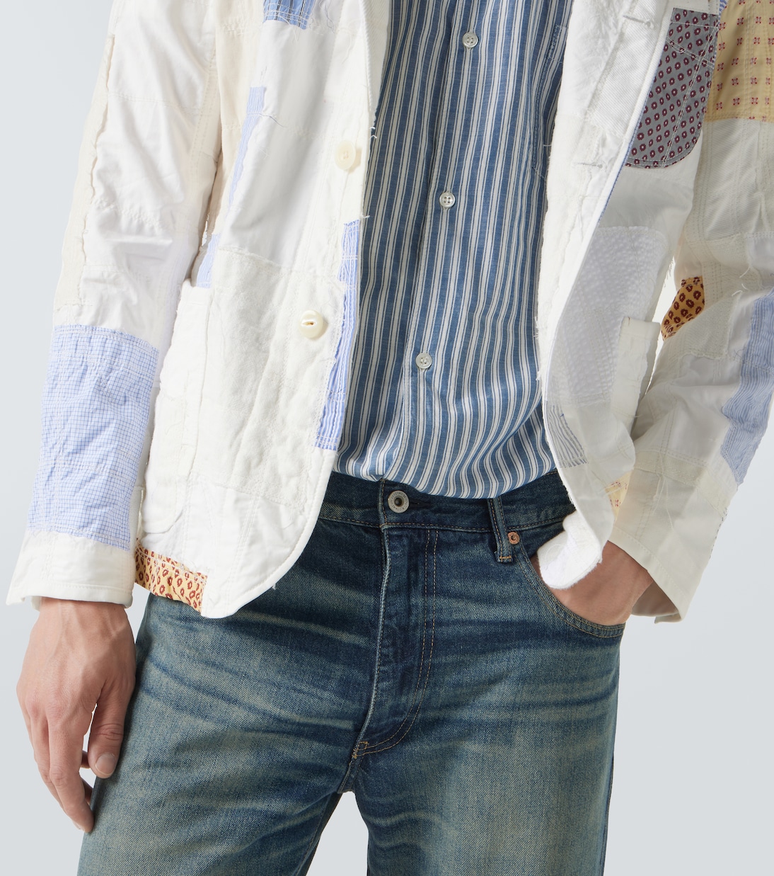 Faded straight jeans | Junya Watanabe