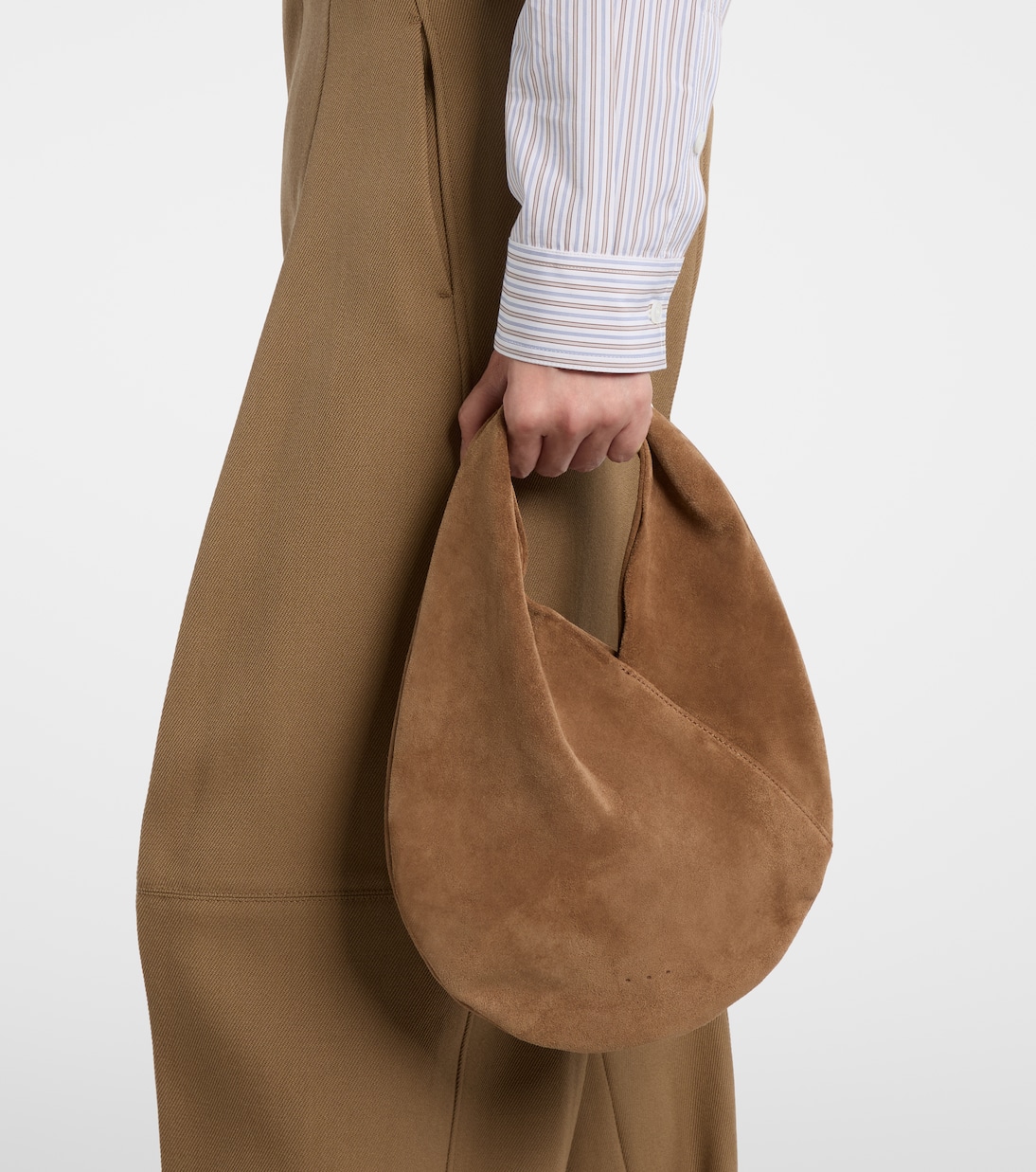 Schultertasche Ora Mini aus Veloursleder | Aesther Ekme