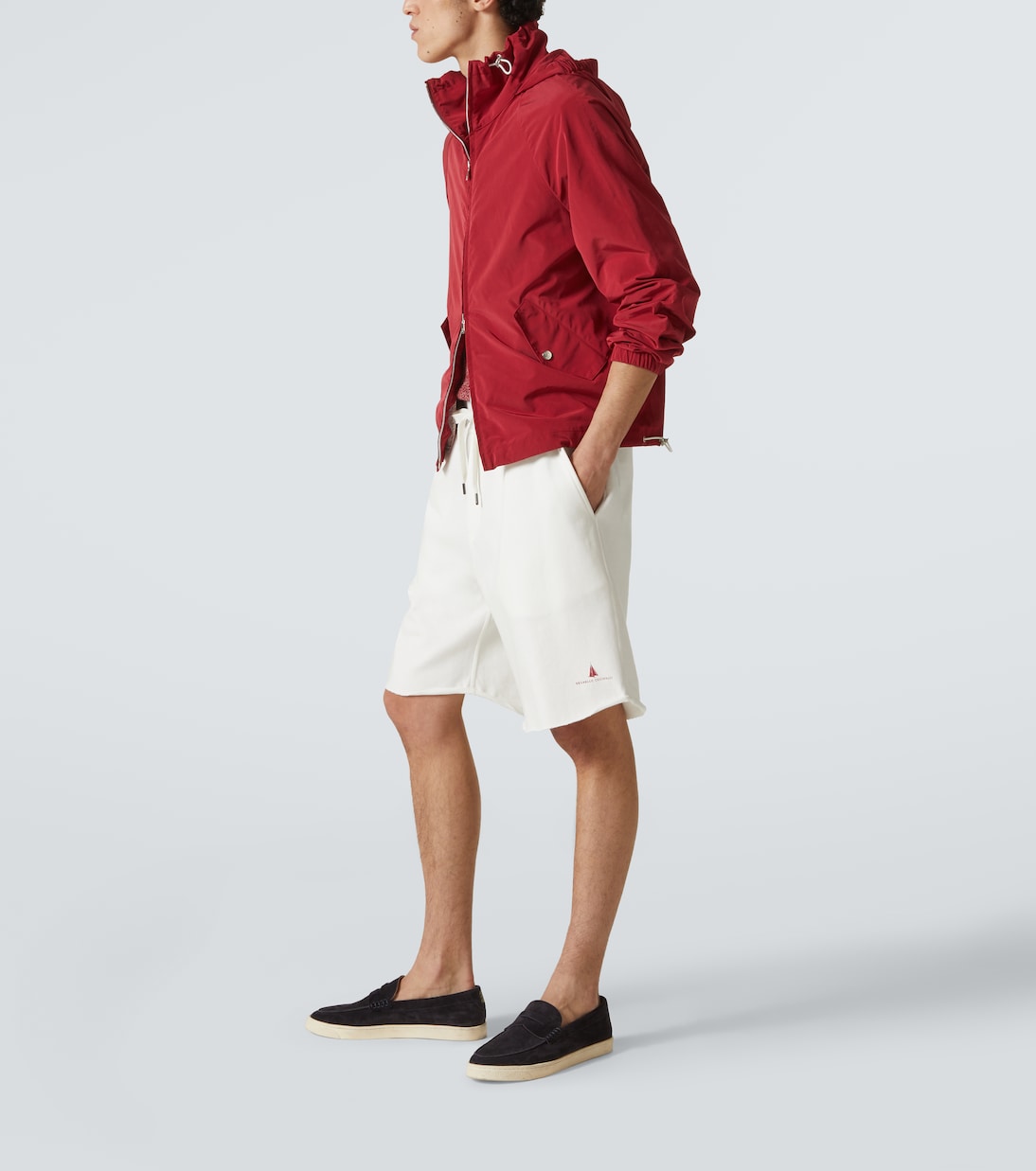 Cotton-blend jersey shorts | Brunello Cucinelli