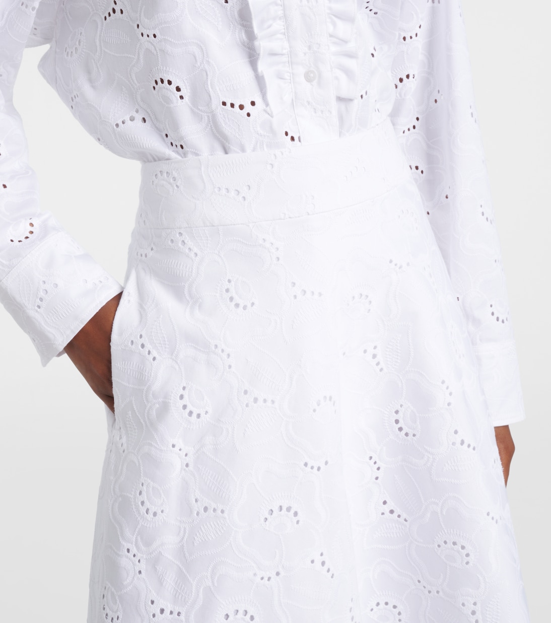 Gonna midi Summer Blossom in sangallo | Dorothee Schumacher