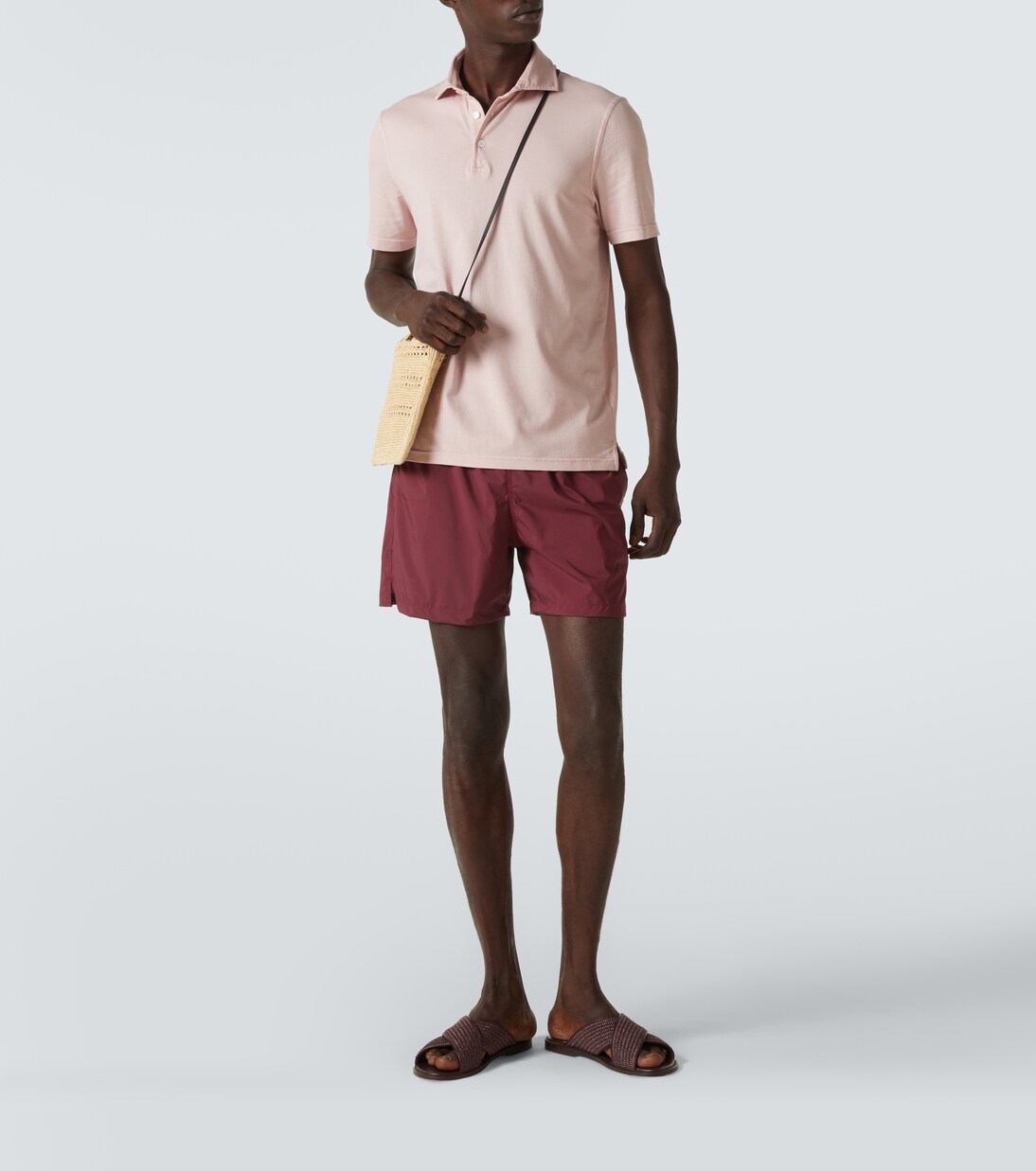 Polohemd Zero aus Baumwoll-Jersey | Fedeli