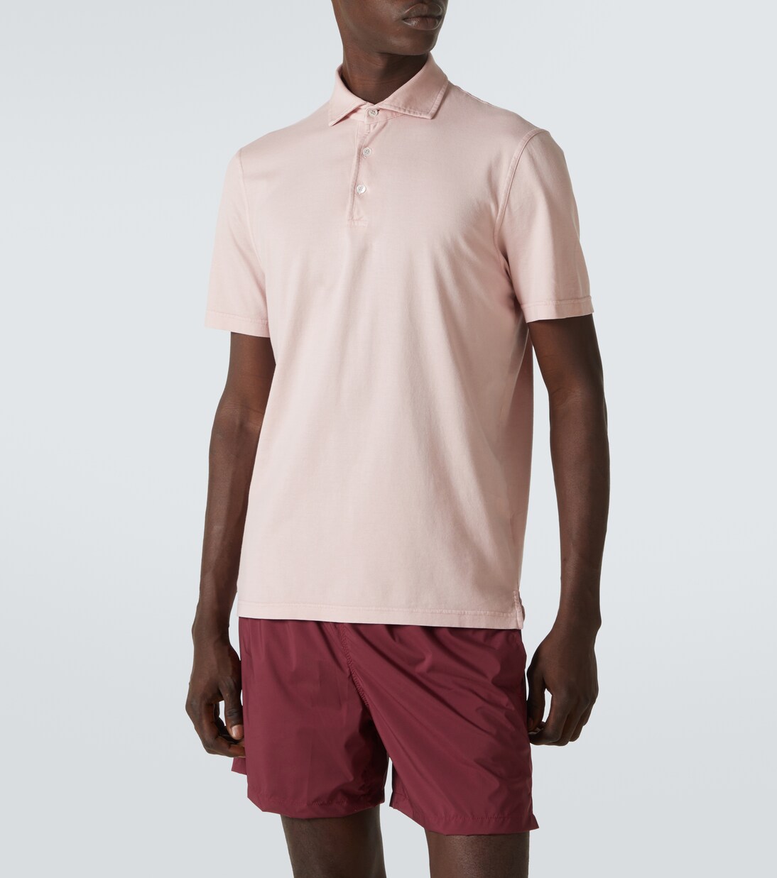 Polohemd Zero aus Baumwoll-Jersey | Fedeli