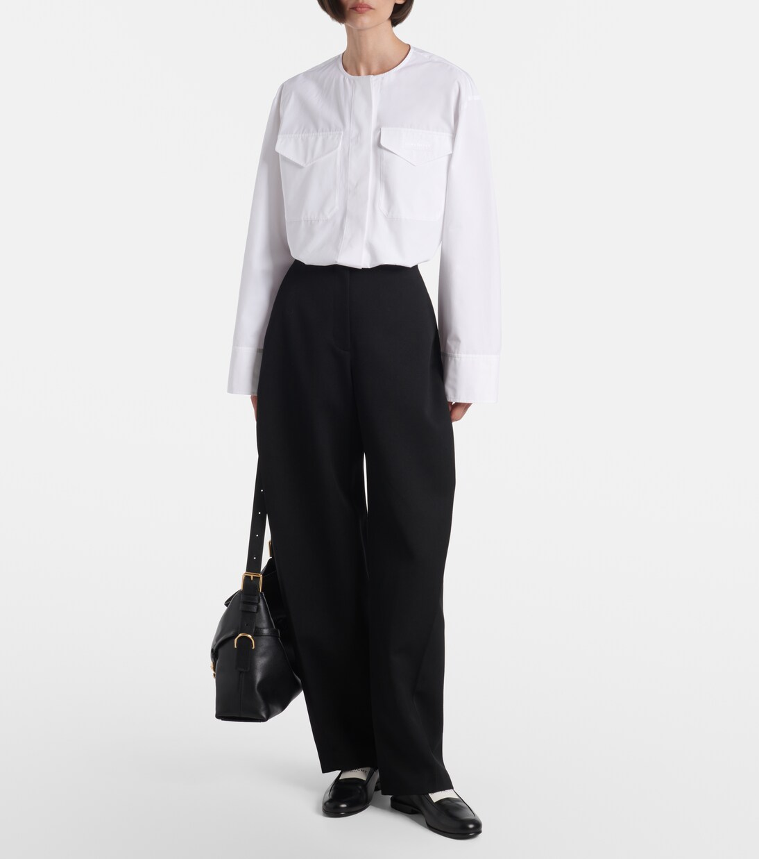 Voyou Medium leather shoulder bag | Givenchy