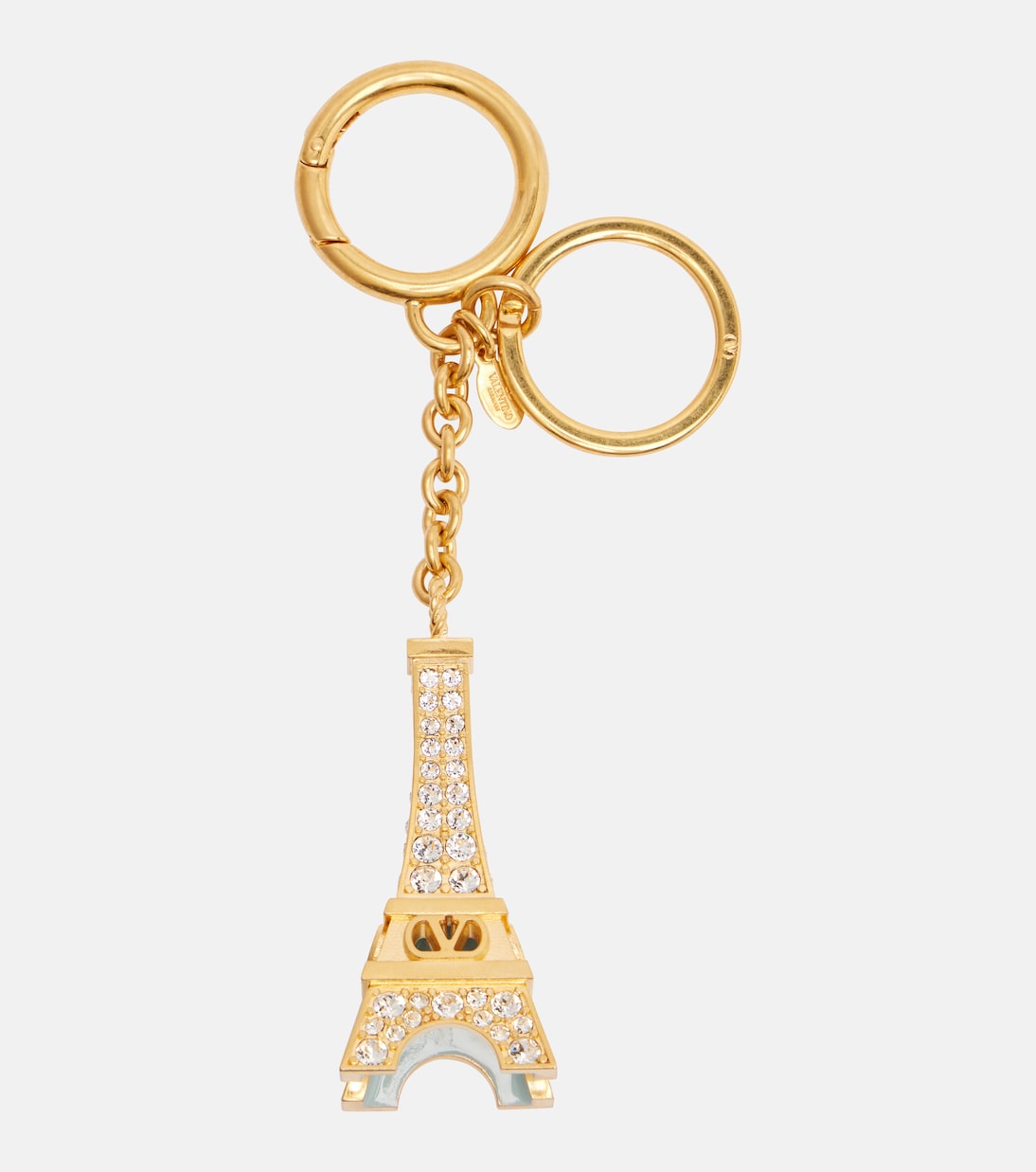 VLogo Signature Eiffel Tower keyring | Valentino Garavani