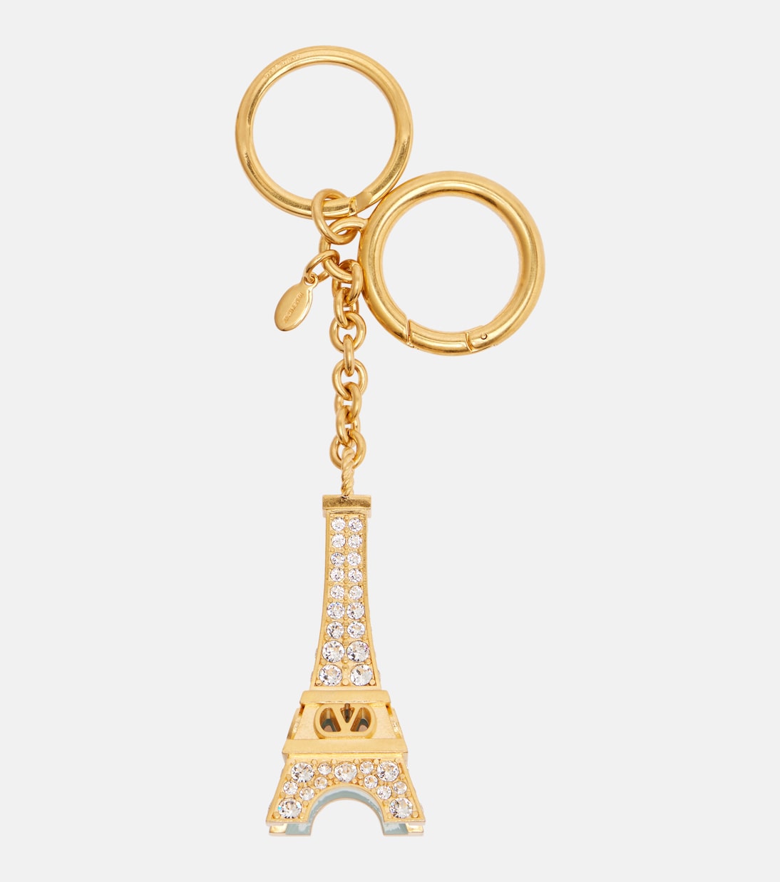 VLogo Signature Eiffel Tower keyring | Valentino Garavani