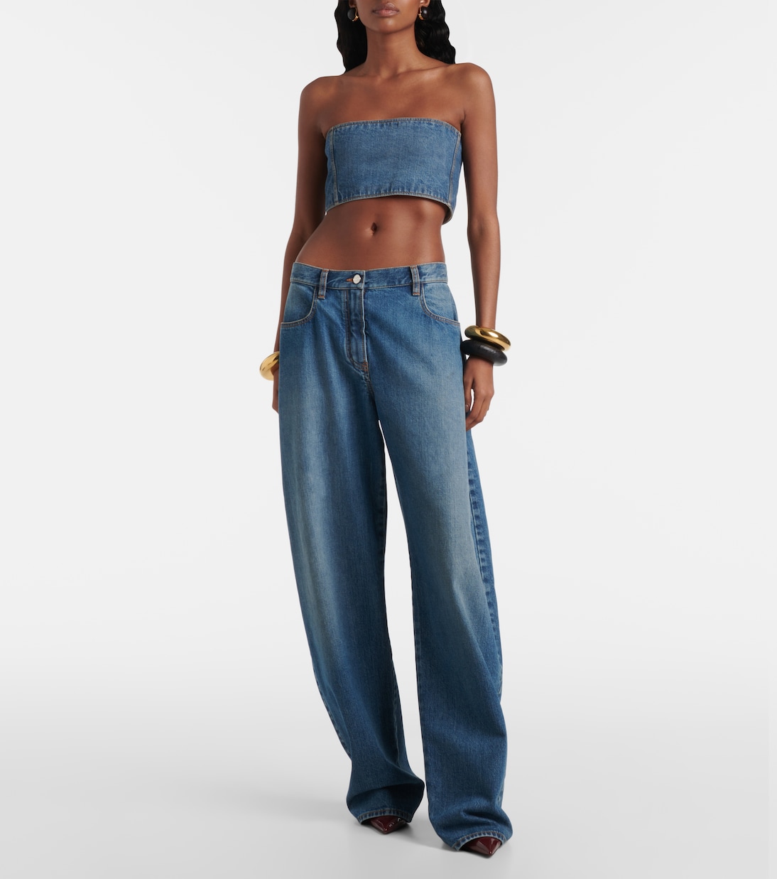 Escarpins Le Cœur 90 en cuir verni | Alaïa