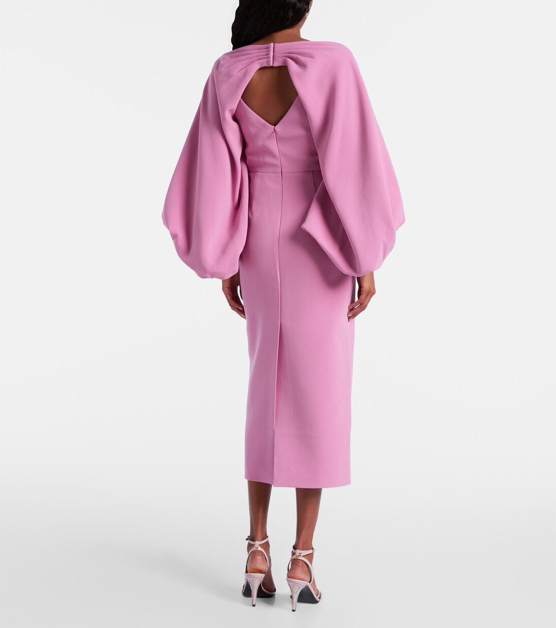 Robe midi Garance en crêpe | Roksanda