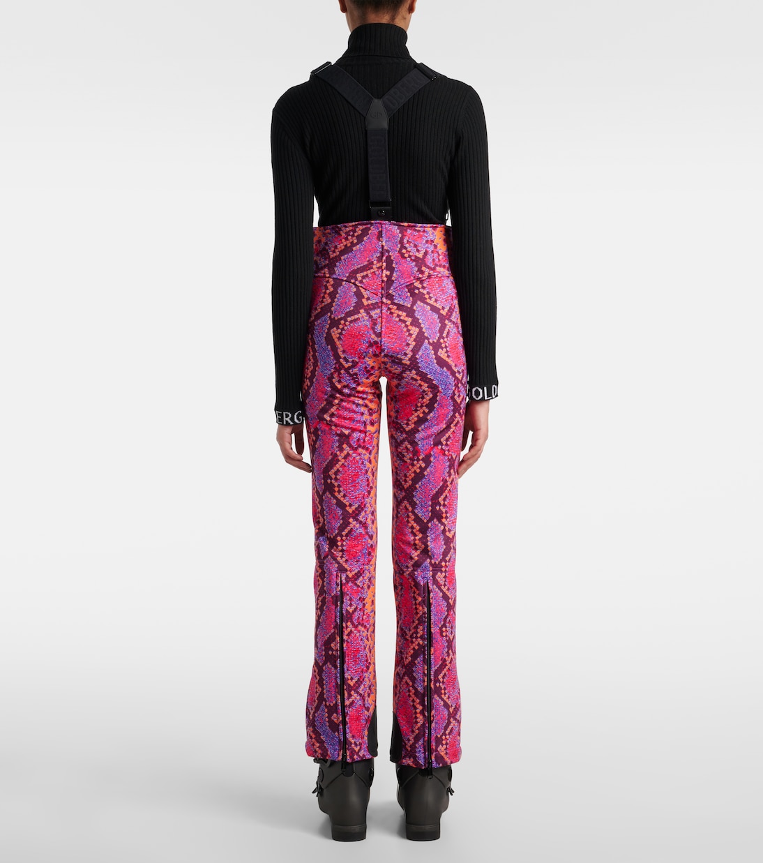 Elena snake-effect ski salopettes | Goldbergh