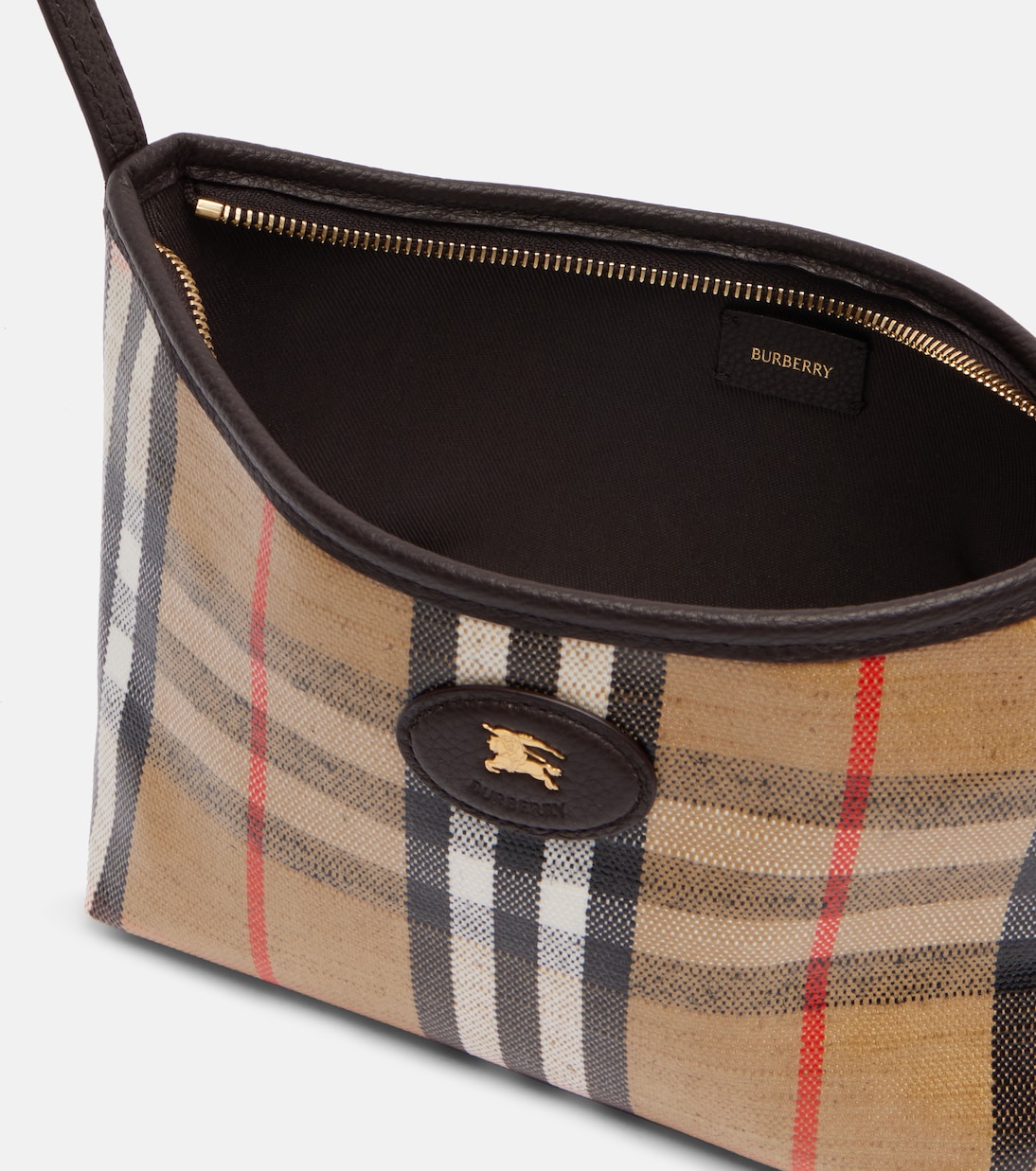Borsa a spalla Highlands Mini Check | Burberry