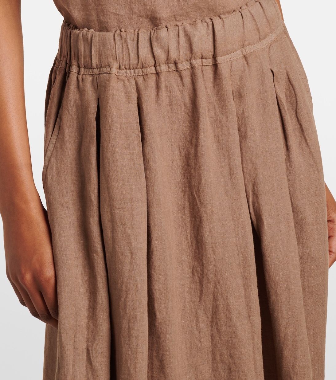Maxirock Linda aus Leinen | Velvet