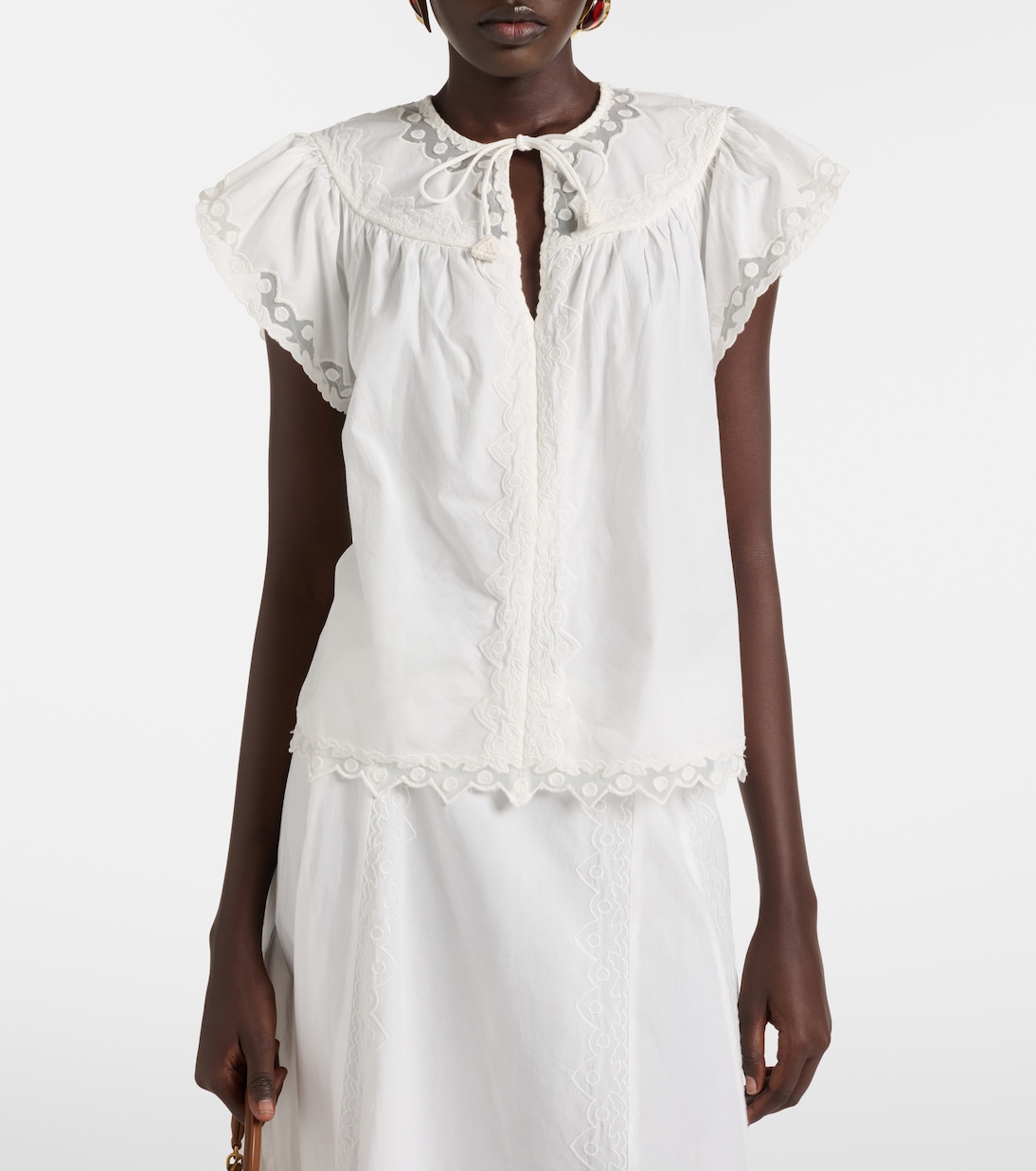 Besticktes Top Effie aus Baumwolle | Ulla Johnson