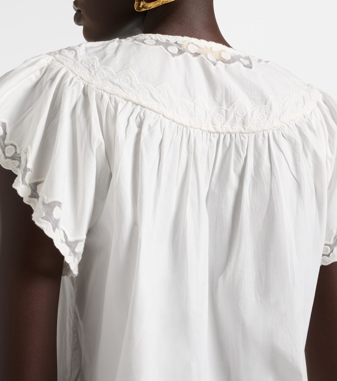 Besticktes Top Effie aus Baumwolle | Ulla Johnson