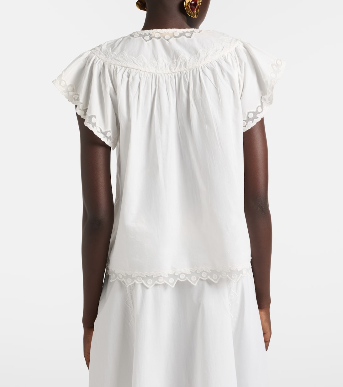 Besticktes Top Effie aus Baumwolle | Ulla Johnson