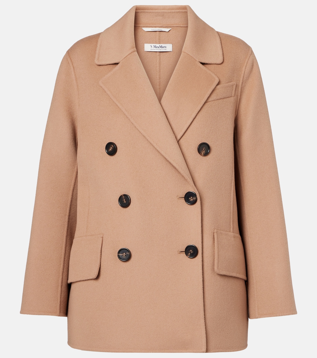 Lukas double-breasted virgin wool peacoat | 'S Max Mara