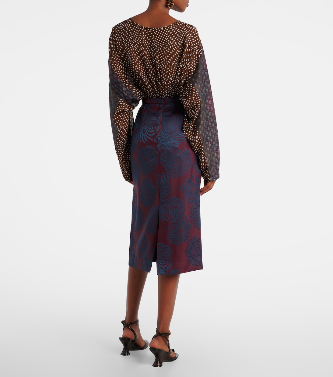 Bedruckter Midirock | Dries Van Noten