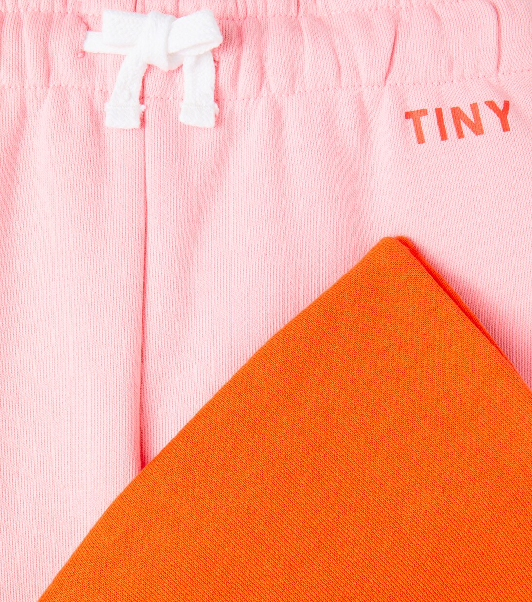 Colorblocked cotton jersey sweatpants  | Tinycottons