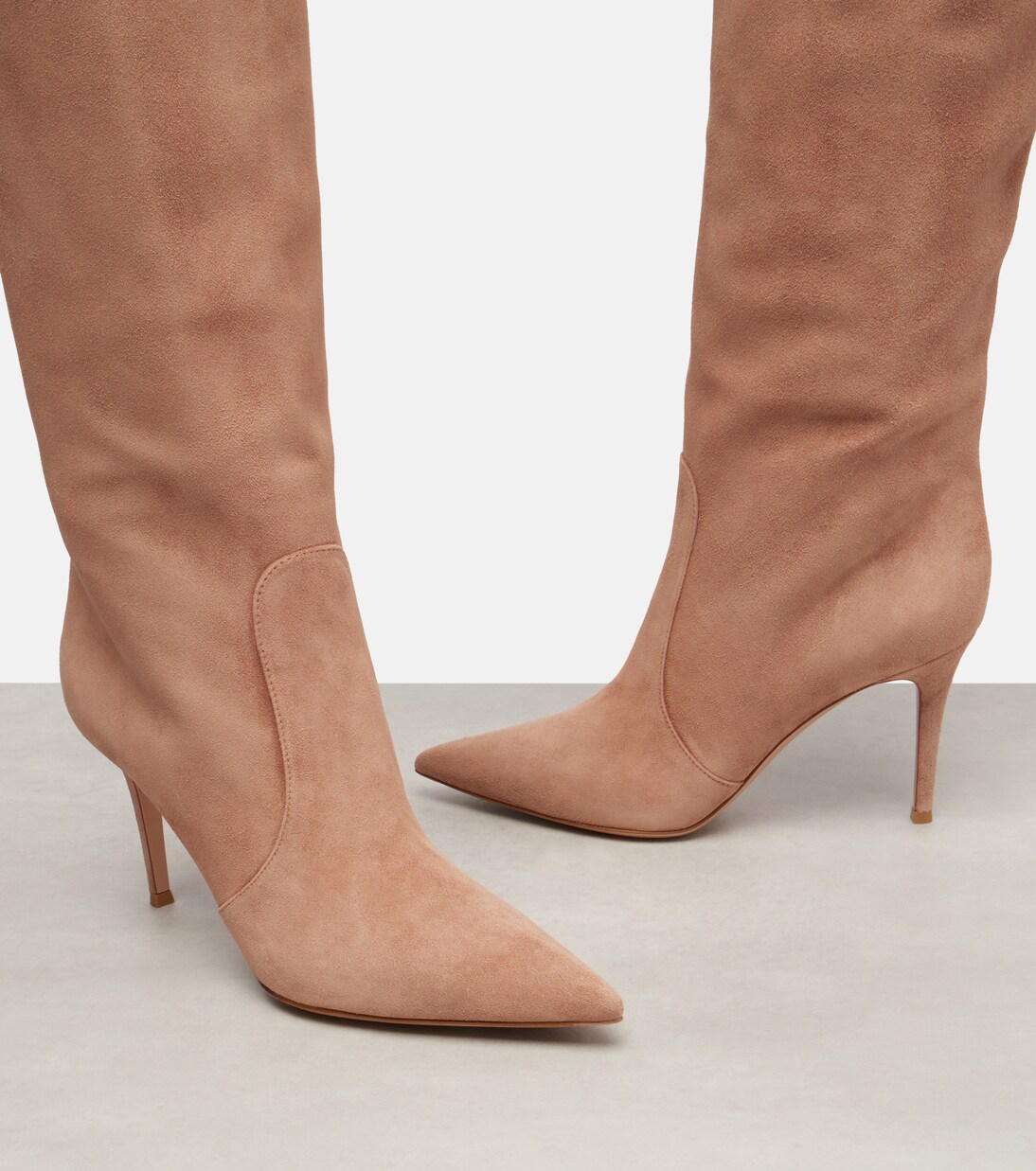 Botas altas Hansen 85 de piel | Gianvito Rossi