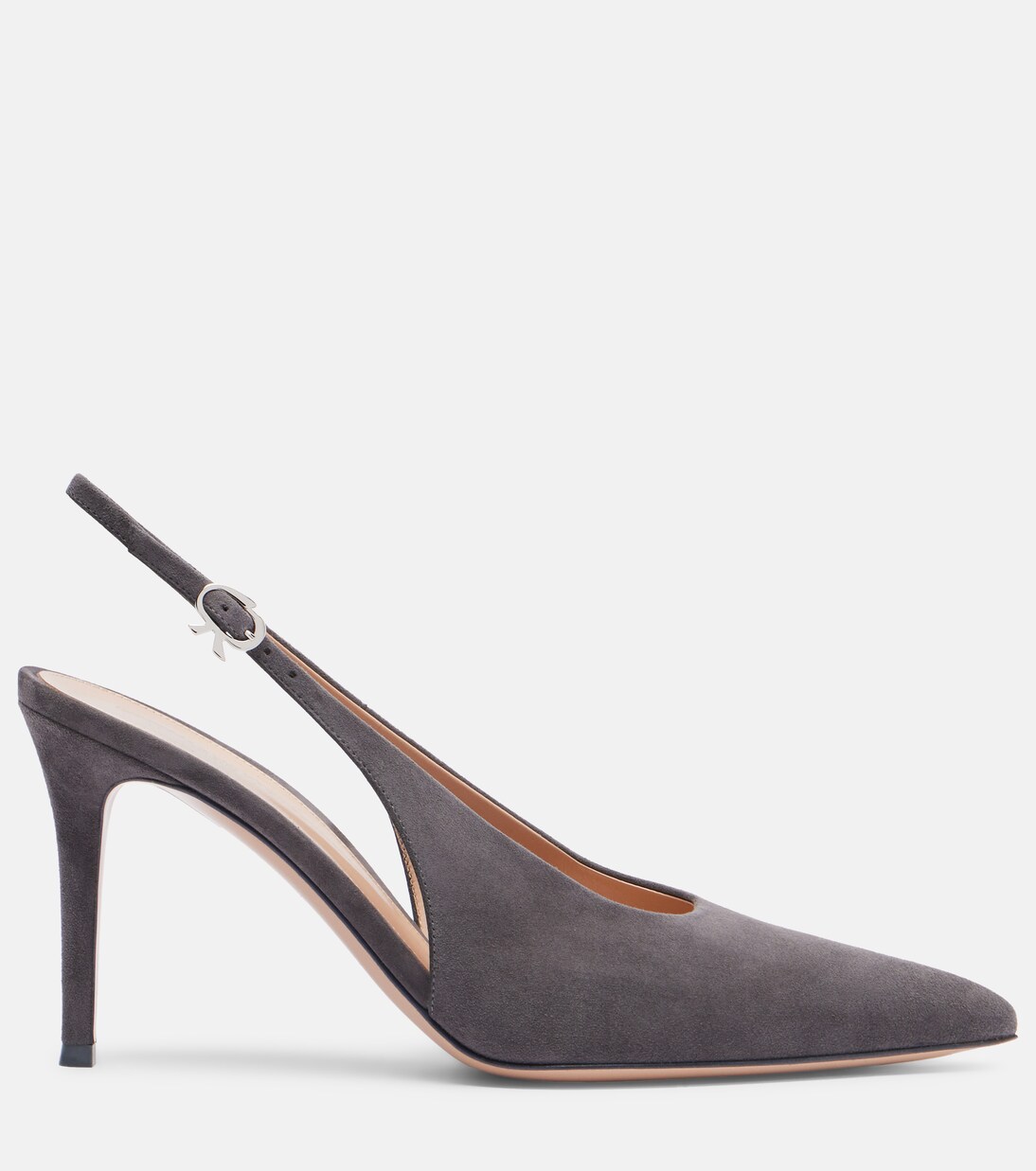 Robbie 85 suede slingback pumps | Gianvito Rossi